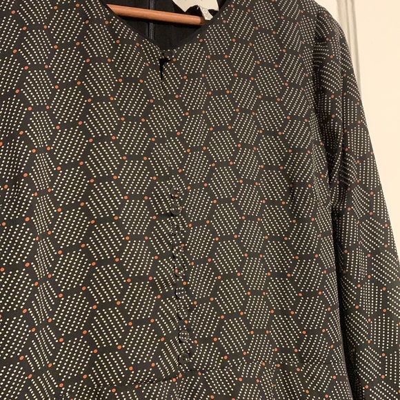 ✨ Anthropologie Honeycomb Printed Romper Sz S - Picture 4 of 11